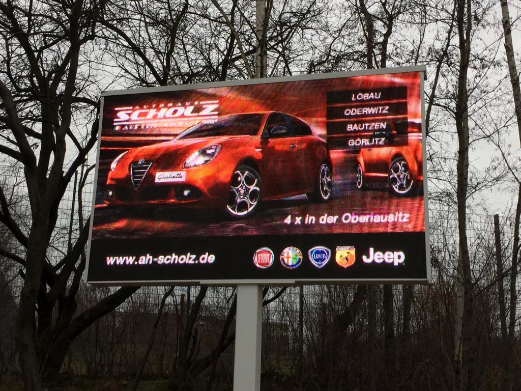 Video Werbewand Löbau